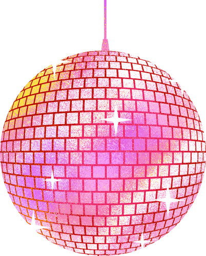 Vibrant Gradient Buildable Disco Ball